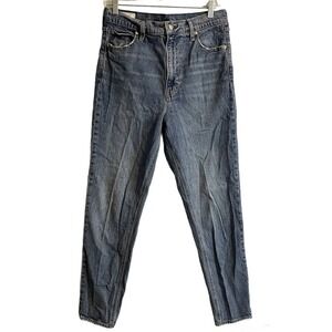 GAP Mom Jeans High Rise Tapered Leg Size 10T Blue Indigo Stretch 6604860…